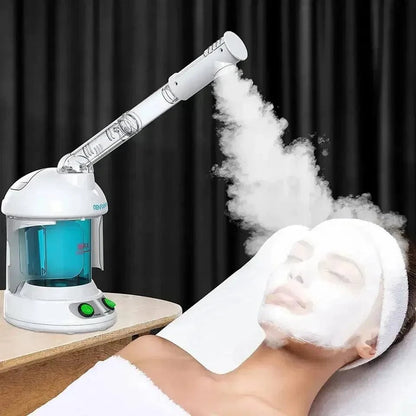 KSKIN Ionic Facial Steamer portable device emitting fine steam for deep skin hydration and care